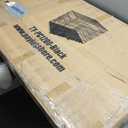 FDW Dog Crate for Large Dogs 48 Inch Folding Metal WirePet Cage Double Door W/Divider Panel Indoor Outdoor Kennel Leak-Proof Plastic Tray,Black