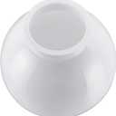 Aspen Creative 28001-41, 6" White Acrylic Replacement Lamp Post Globe with 3-1/8" Neck