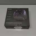 EasySMX D10 Wireless Game Controller  TMR Anti-Drift Joysticks, Dual-Mode Triggers, 1000Hz Polling, Mechanical Buttons, RGB  Bluetooth Gamepad for PC/Switch/Switch2/iOS/Android with Charging Dock (Black)