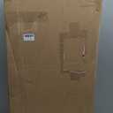 Walkers for Seniors with Seat, Lightweight Folding Space Saver Mobility Rolling Walker,Height Adjustable Standard Walker with Aluminum Frame, 5-inch Wheels, Compact Travel Walker (Silver)