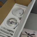 JINIU Ceiling Fans with Lights, 52 inch Flush Mount Ceiling Fan with Remote Control, 5 Blades, Reversible, Innovative Stepless dimming and Color Temperature, Ceiling Fan for Living Room, Bedroom