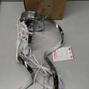 Modern Spiral LED Table Lamp Set of 2, 10W Touch Control Table Lamp with USB Charging Ports, Dimmable 3 Color Modes Bedside Nightstand Desk Lamp Light for Bedroom, Living Room, Office -Silver