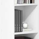 Furinno LUDER Book Shelf, 3-Cube Bookshelf, Bookcase, White