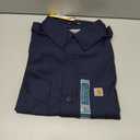 Carhartt Men's 102538 Rugged Professional Series Long-Sleeve Shirt (Large Tall, Navy)