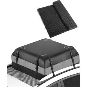 Roof Rack Pads,51"x43" Universal Roof Cargo Bag Protective Mat,Car Accessories Car Roof Top Rack Pads,Roof Rack Accessories,Non-Slip Rooftop Cargo Bag Mat for Rooftop Cargo Bag,Fit Most Vehicle