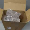 Yinkin 25 Cups and 25 Spoons Plastic Martini Glasses Disposable Cocktail Glasses Mini Martini Plastic Cups Dessert PVC Shot Unbreakable with Spoons for Weddings Party Wine Food (Clear,2 oz)