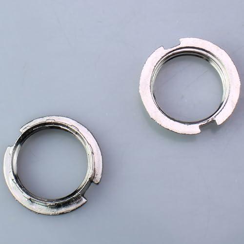 FDXGYH 6 Pcs G9 Light Socket Rings Lamp Shade Collar Zinc Alloy Ring Retainer Rings and Replacement (Small)