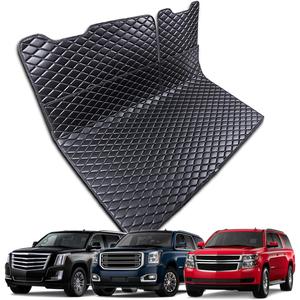 Cargo Mat for 2015-2020 Chevrolet Tahoe/GMC Yukon/Cadillac Escalade ( 3rd-Row Power Folding Seats) Trunk Mat and Rear Backrest Mat Cargo Liners All Weather Anti-Slip