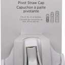 Lifefactory BPA-Free Pivot Straw Cap for 12-Ounce, 16-Ounce, and 22-Ounce Glass Bottles, Optic White