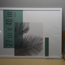 MCS Studio Gallery Movie Poster Frame 27x40 White Woodgrain, Vertical & Horizontal Wall Hanging Large Picture Frame for Photos, Artwork & Custom Posters (1-Pack)