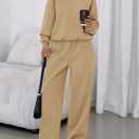 PRETTYGARDEN Womens Sweatsuits 2 Piece Set 2026 Casual Winter Long Sleeve Hoodie Loose Wide Leg Sweatpants Fall Tracksuit, XXL 