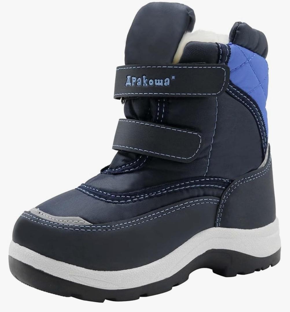 Apakowa Kid's Boys Girls Winter Snow Boots (Toddler/Little Kid)