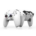 Wireless PS5 Controller Hall Effect Anti-Drift Joystick Gaming Gamepad with Programmable Back Paddles Macro Turbo Dual Vibration 6-Axis Gyro Bluetooth 5.0 RGB 3.5mm Audio Jack for PS5 Slim Pro PC