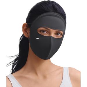 BENEUNDER Cooling Full Face Sun Protection Cover for Women Eye Corner UPF 50+ Breathable 3D Structured Outdoor Activities