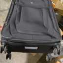 DELSEY PARIS Helium DLX Softside Expandable Luggage with Spinner Wheels, Black, Checked-Large 29 Inch