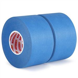 2 Rolls Painters Tape 2Inch 55 Yard Blue Painters Tape Multi-Purpose Blue Masking Tape, Sharp Line Masking Tape for Wall Painting Edge Treatment Labeling Automotive, Home Use