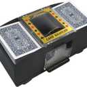 Automatic Card Shuffler, 1-2 Deck Battery-Operated Electric Poker Card Shuffler Machine, for Playing Cards/UNO