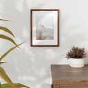 Dreamland 9x12 Picture Frame, USA-Sourced Walnut Wood Photo Frames with HD Tempered Glass, 9 x 12 Wooden Frame Matted to 6 x 8, 9x12 Frames Handcrafted Rounded Corner for Tabletop or Wall Display
