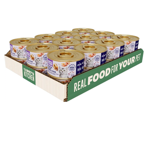 YOUR PET'S KITCHEN Canned Wet Cat Food, Roasted Flavor Turkey Stew - 3 oz Cans (Pack of 24), Made in The USA with Real Turkey. BB Date Aug 2027