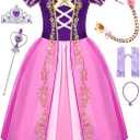 Avady Princess Dress Girls Princess Dresses Up Halloween Costumes Birthday Party Christmas Costume size 140