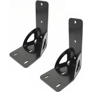 Awning Bracket Replaces 813402 50mm Wide 8mm Pre-drilled Holes Awning Bracket with Gusset - Pair