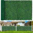 Yangrass Artificial Boxwood Greenery Wall Roll, 60"x120" in 1pcs (50 sqft)