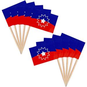 ZXvZYT Juneteenth Flag Juneteenth Toothpick Flags,Small Mini June 19th 1865 Black History Month Cupcake Toppers Stick flags - Country Party Cocktail Fruit Decoration(100 Pcs) ZXvZYT Juneteenth Flag Juneteenth Toothpick Flags,Small Mini June 19th 1865 Black History Month Cupcake Toppers Stick flags - Country Party Cocktail Fruit Decoration(100 Pcs)
