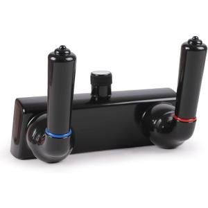 RV Shower Faucet Camper Shower Faucet - Double Handle, 4 - Inch, Diverter - Multiple Styles for RV, Camper, Trailer Bathrooms