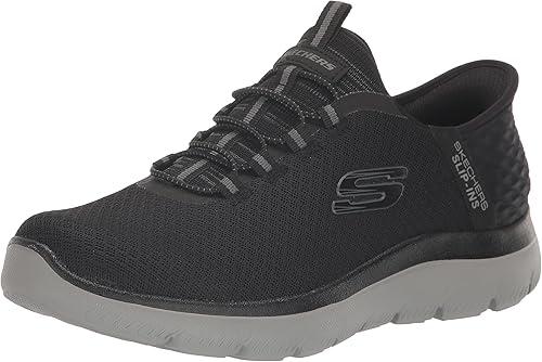 Skechers Men's Summits High Range Slip-in Sneakers Size 14 Black/Charcoal