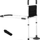 Bed Rails for Elderly Adults Safety, Side Assist Grab Bar Handrails for Seniors with Storage Pocket Fixing Strap, Adjustable Bed Cane Christmas Birthday Gifts for Elder Senior Parent Grandma Grandpa