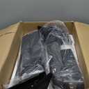 Smoked Power Heated Tow Mirrors Compatible with Dodge Ram 1500 2002-2008, 2500 3500 2003-2009, Flip Up Extended Trailer Towing Side Mirrors, Black Housing