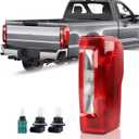 RH Halogen W/o Blind Spot Tail Light Fit for 2023 2024 Ford F250 F350 F450 F550 XL XLT Super Duty Rear Lamp Incandescent Rear Lights Assembly Right Passenger Side PC3B13B504AF