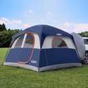 UNP SUV Tents for Camping 6 Person Car Camping Tailgate Tent for Outdoor
Easy Set Up with Rainfly Double Layer Waterproof Family SUV Cabin Tent 10'X9'X78in(H)