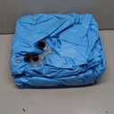 Inflatable Round Swimming Pool with Blow Up Padded Floor, Cup Holder, Handles and Drain - 60"x22" Deep Round Large Kiddie Pool Perfect for Adults and Kids Ages 4 5 6 7 8+