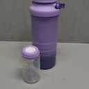 Momcozy 22oz Portable Breast Milk Cooler for Outdoor, Life Saver with 360° Total Cooling for 24 Hours, Larger Capacity Travel Breastmilk Chiller with 1pcs Baby Bottles for Breastmilk Storage, Purple