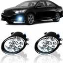 LED Fog Light For Toyota Camry SE 2012 2013 2014 Front Bumper Lamps Left Right Fog Light Assemblies,6000k White, Pack of 2