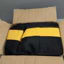 Trampoline Net, 10-16ft Premium Round Trampoline Netting Replacement, UV-Resistant, Weather-Resistant, Breathable, Durable (Not Include Poles) (Fit 12Ft 8 Poles)