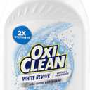 OxiClean White Revive Whitener & Stain Remover Liquid Additive, Water-Activated Oxygen Bleach for Laundry, 45 fl oz