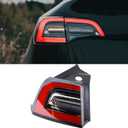 4-PIN Left Tail Light Assembly Compatible With 2019-2024 Tesla Model Y Rear Driver Side Brake Outer LED Tail Lamp Replaces# 1502086-00-D
