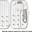 OXO Tot Travel Size Drying Rack with Bottle Brush- Gray