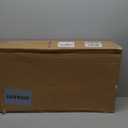 Walkers for Seniors with Seat, Lightweight Folding Space Saver Mobility Rolling Walker,Height Adjustable Standard Walker with Aluminum Frame, 5-inch Wheels, Compact Travel Walker (Silver)