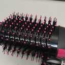 Hair Dryer Brush Blow Dryer Brush in One, Upgraded 4 in 1 Hair Dryer and Styler Volumizer with Negative Ion Anti-frizz Ceramic Titanium Barrel Hot Air Hair Straightener Brush
