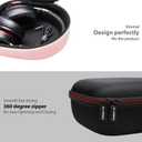 Headphone Headset Case Compatible with JBL, Beats, Sony, Soundcore Anker, Raycon, TOZO, SteelSeries, Logitech, Jabra, Bose, Audio-Technica, Sennheiser Headphones, Black