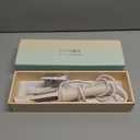 Automatic Hair Curler, 1 1/4 Inch Rotating Curling Iron with 3 Temp, 500 Million Ionic, 2-Way Rotation,10S Fast Heating, Anti-Scald, Anti-Tangle Rotating Curling Wand for Long Hair (White)