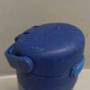 THERMOS FUNTAINER 12 Ounce Stainless Steel Vacuum Insulated Kids Straw Bottle, Blue (Navy)