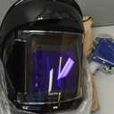 VILSIN Auto Darkening Welding Helmet, Large Viewing True Color with Side View Welding Hood, 180Panoramic View,5 Arc Sensor Wide Shade 3/4-8/9-14 Welder Mask for TIG MIG ARC Grinding Plasma,Black