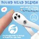 10 x Cat Nail Clippers with Safety Guard - Professional Cat Claw Trimmer for Cats & Small Pets, 2mm Over-Cut Protection, Non-Slip Ergonomic Handle & Stainless Steel Blade (Beginner Friendly)