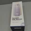 Baby Milk Warmer for Breast Formula: Cordless Portable Heating Bottle with Smart Touch LED Temperature Control | Fast Warming & Long-Lasting Battery - 12 OZ Large Capacity