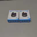 2 x Studio-Quality Wireless Ear Buds with Deep Bass & Enhanced Audio Clarity, Bluetooth 5.4, 10-Year Lifespan Earbuds, ENC Noise Cancelling Calls, Secure Fit Memory Foam Tips, IPX6 Waterproof (Black)