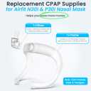 Replacement Frame & Elbow for ResMed Airfit N30i, P30i & Airtouch N30i CPAP Nasal Pillows Mask - Highlights Lightweight and Stable Fit with Advanced Forehead Design - Cushion and Headgear Not Included